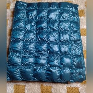 Blue Ridge Down Quilt Blanket Blue Camping backpacking Packable Throw 60X70 G